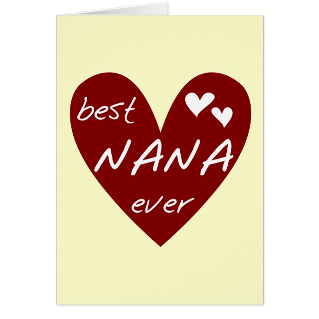 Le meilleurs T-shirts et cadeaux de Nana de coeur  (Devant)