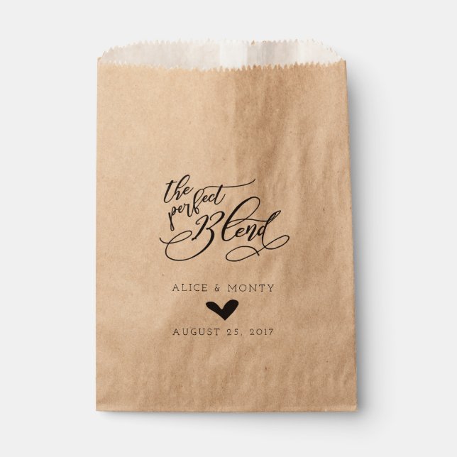 Le Mélange Parfait Mariage Favoriser Les Sacs (Devant)