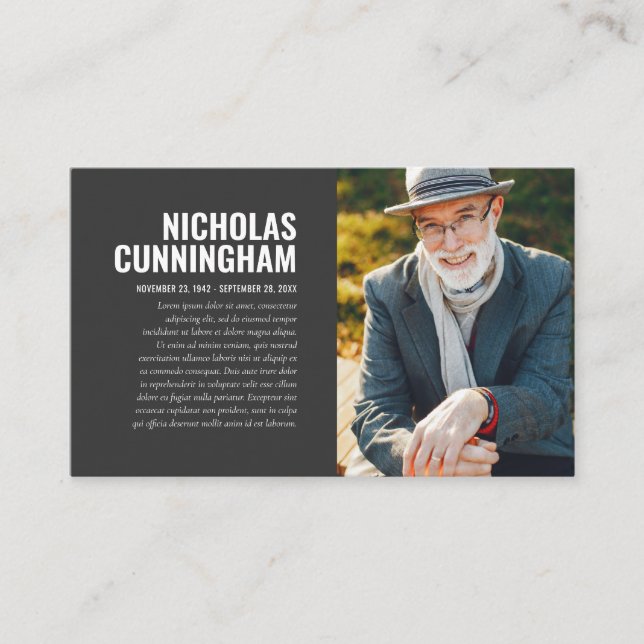 Le mémorial funéraire en Carte photo de mémoire d' (Devant)