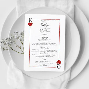 Le menu Collection de Mariages de cartes de jeu Mo