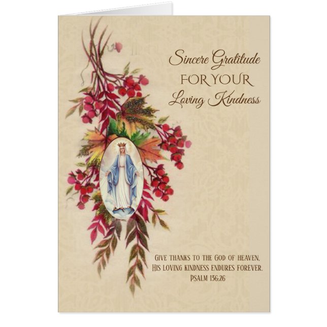 Le Merci a béni des fleurs d'automne de Vierge (Devant)