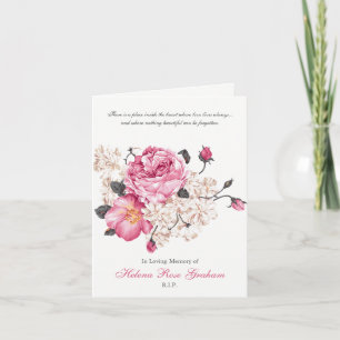 Le Merci funèbre carde les roses 3 de cru de
