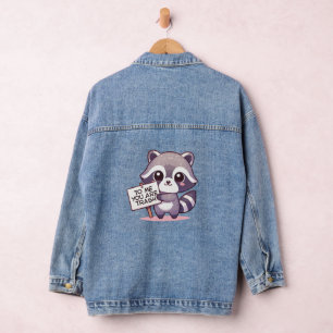 Le message drôle de Cheeky Raccoon