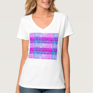 Le message n'est pas clair sur un T-Shirt à manche