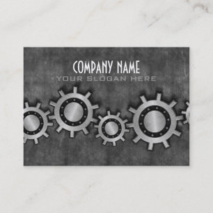 Le métal embraye le carte de visite