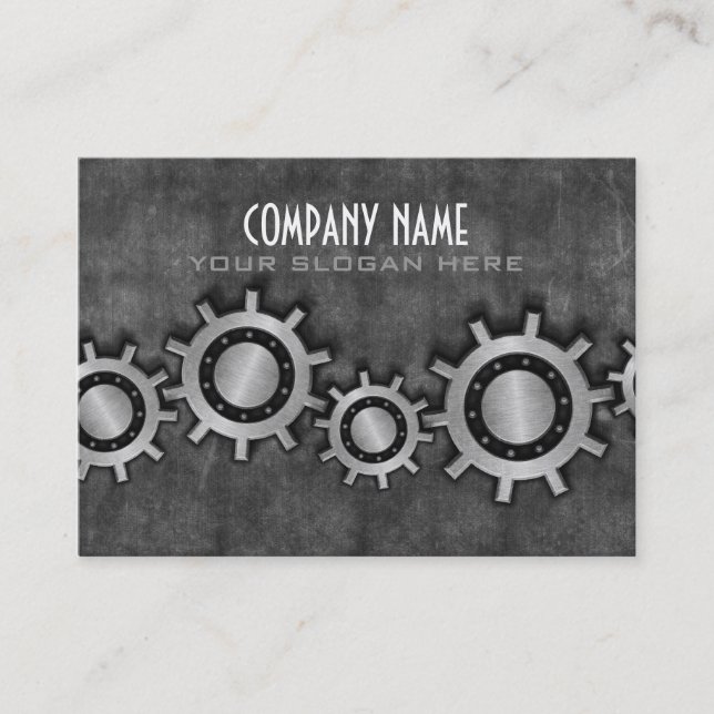 Le métal embraye le carte de visite (Devant)