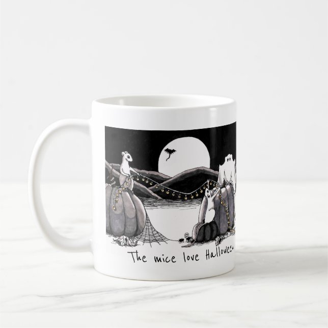 Le Mice Love Halloween mug (Gauche)