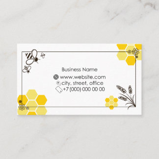 Le miel et les abeilles sont la carte de visite de
