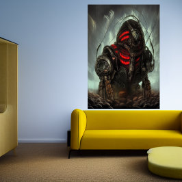 Le mineur de hêtre souterrain | AI Art Poster