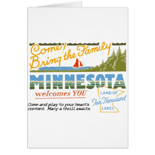 Le Minnesota - terre des lacs ten Thousand