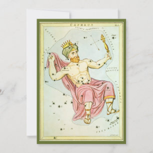Le miroir d'Urania, carte céleste astronomique vin