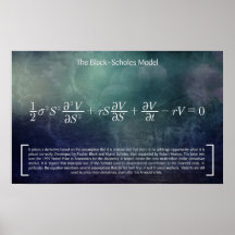 Le modèle Black-Scholes - Poster Math
