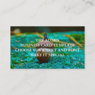 LE MODÈLE DE CARTE D'AFFAIRES ACORN