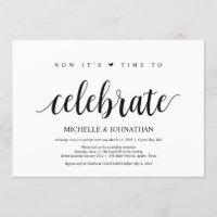 le moment de célébrer les invitations de mariage e
