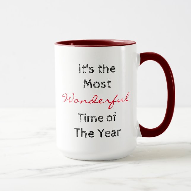 Le moment le plus merveilleux de l'année Café Mug (Droite)