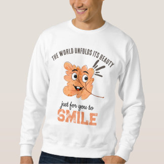 Le Monde Déploie Sa Beauté Sweatshirt Smiling Leaf