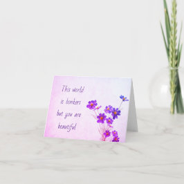 Le Monde Est Bonkers Mais Vous Êtes Belle Carte