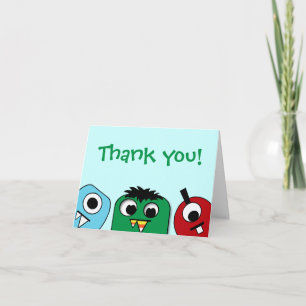 Le monstre badine le Merci