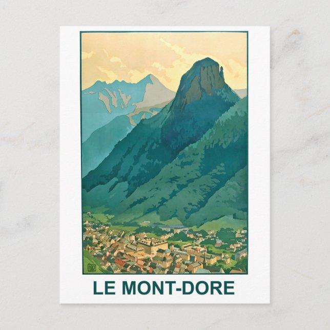 Le Mont-Dore, Auvergne-Rhône-Alpen, Frankreich Postkarte (Vorderseite)
