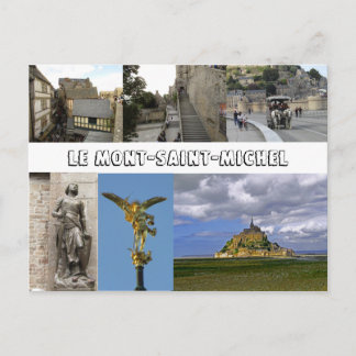 Le Mont Saint Michael France Postkarte