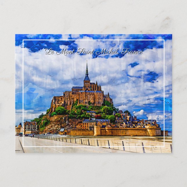 Le Mont Saint Michel, France Carte postale (Devant)