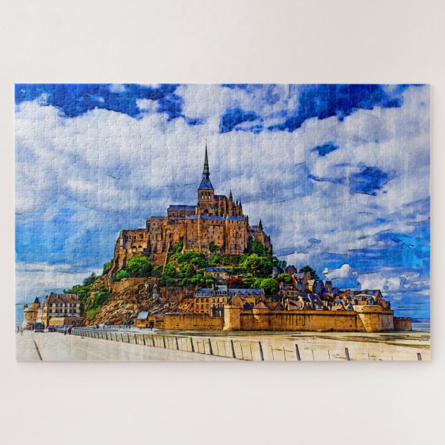 Le Mont Saint Michel Frankreich (Horizontal)