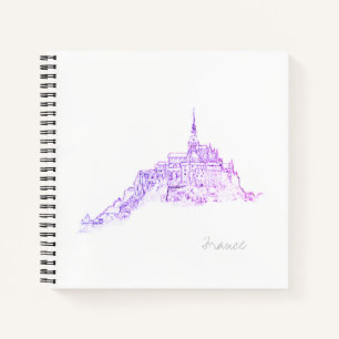 Le Mont Saint Michel Frankreich Architektur Notizbuch