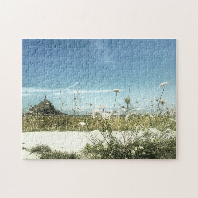 Le Mont Saint Michel View Normandy Frankreich (Horizontal)
