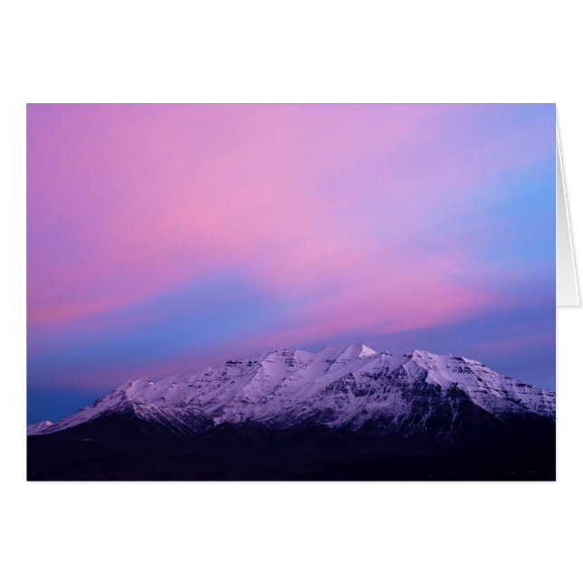 Le mont Timpanogos (Devant horizontal)