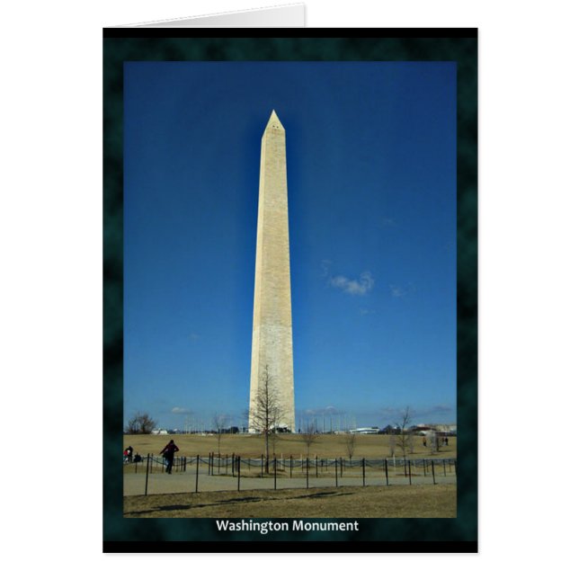 Le monument de Washington (Devant)