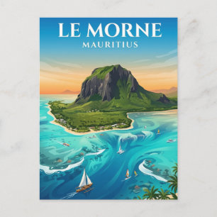 Le Morne Brabant, Le Morne, Schwarzes Fluss Postkarte