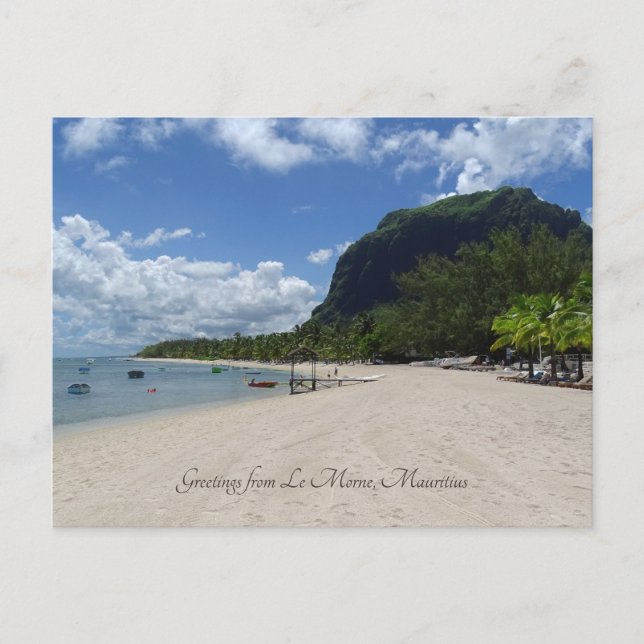 Le Morne, Mauritius Postkarte (Vorderseite)