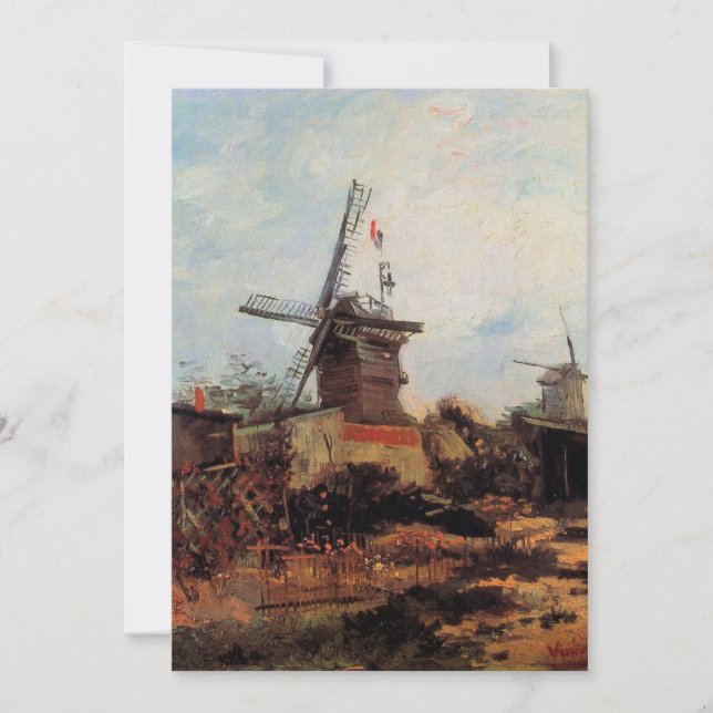 Le Moulin de Blute Fin von Vincent van Gogh (Vorderseite)