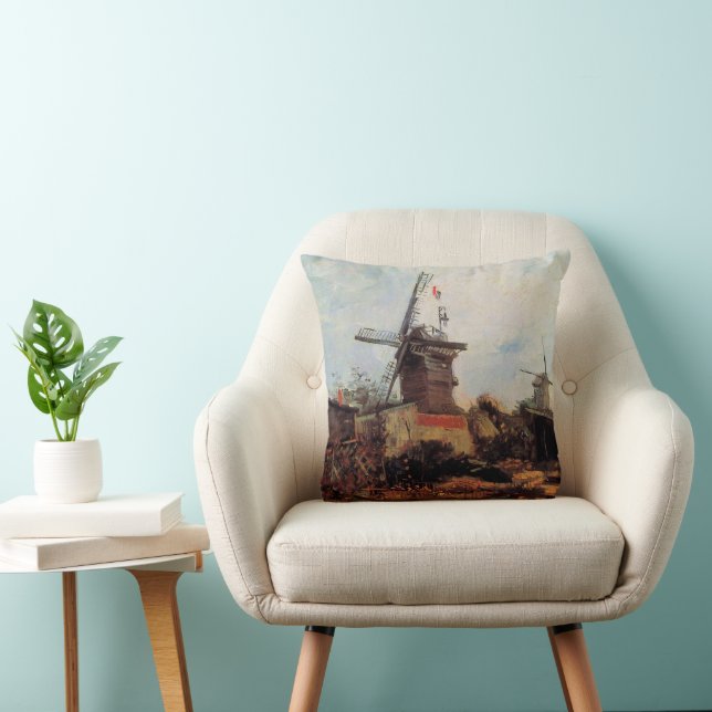 Le Moulin de Blute Fin von Vincent van Gogh Kissen (Stuhl )