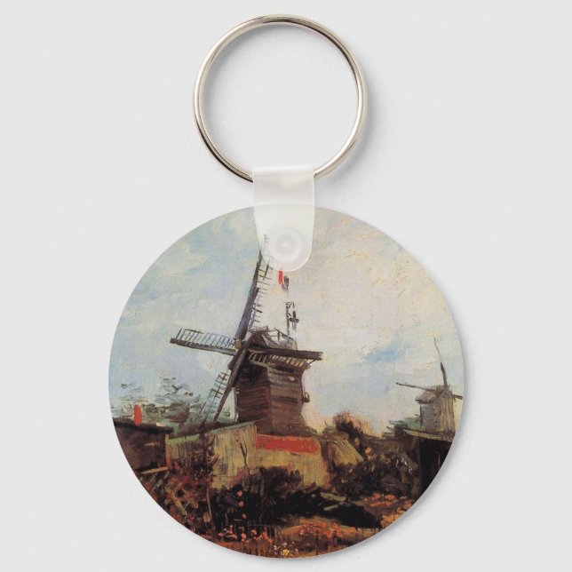 Le Moulin de Blute Fin von Vincent van Gogh Schlüsselanhänger (Vorderseite)