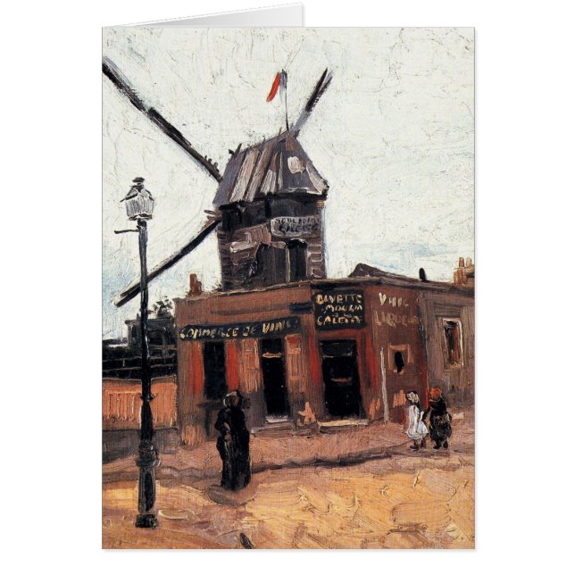 Le Moulin de la Galette par Vincent van Gogh (Devant)