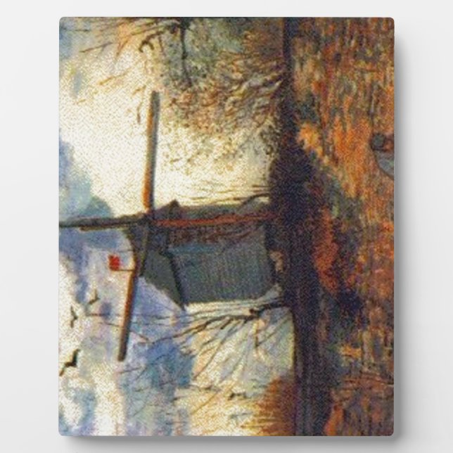 Le Moulin de la Galette Van Gogh Fotoplatte (Vorderseite)