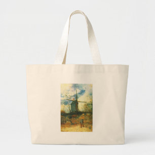 Le Moulin de la Galette Van Gogh Jumbo Stoffbeutel