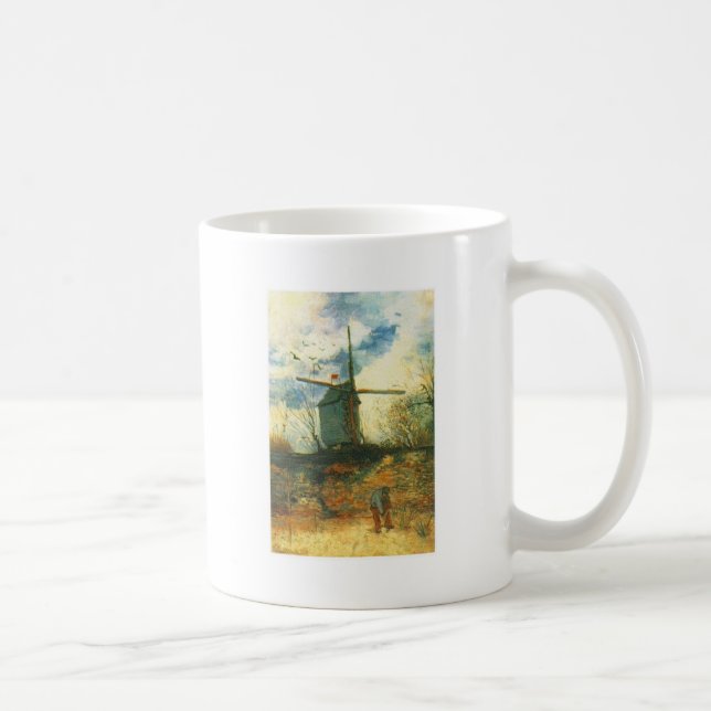 Le Moulin de la Galette Van Gogh Kaffeetasse (Rechts)