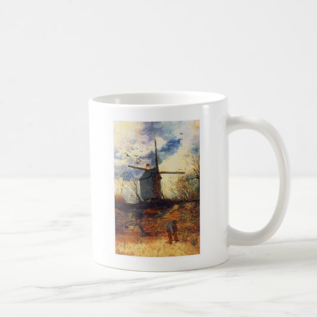 Le Moulin de la Galette Van Gogh Kaffeetasse (Rechts)