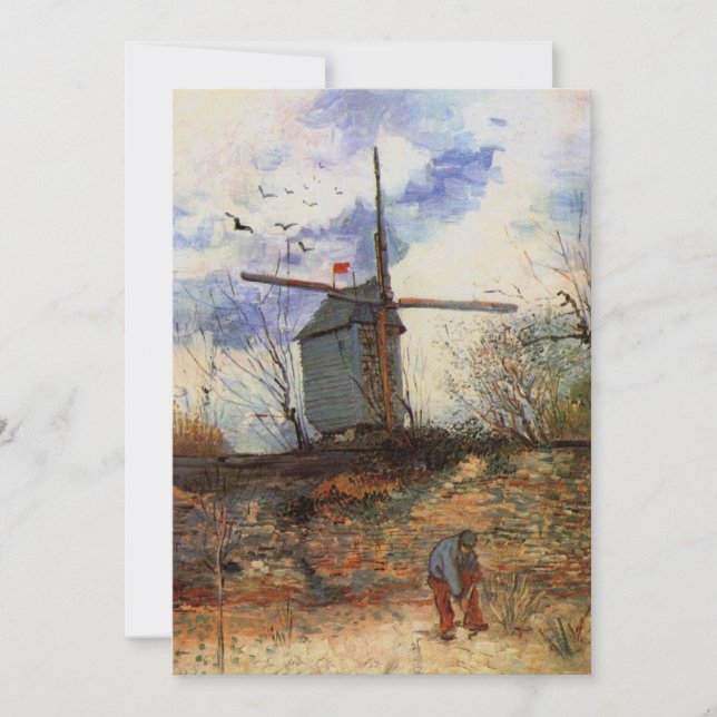 Le Moulin de la Galette von Vincent van Gogh (Vorderseite)