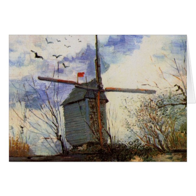 Le Moulin de la Galette von Vincent van Gogh (Vorderseite (Horizontal))