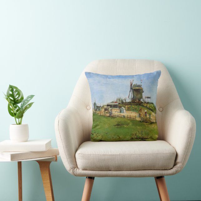 Le Moulin de la Galette von Vincent van Gogh Kissen (Stuhl )