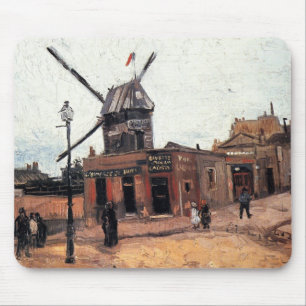 Le Moulin de la Galette von Vincent van Gogh Mousepad