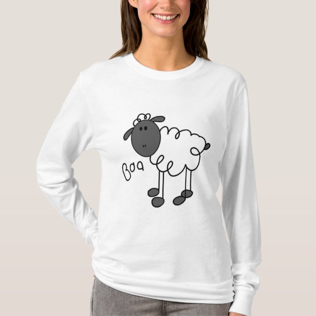 Le mouton indique des T-shirts et des cadeaux de (Devant)