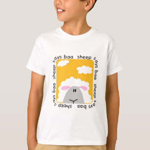 Le mouton indique des T-shirts et des cadeaux de