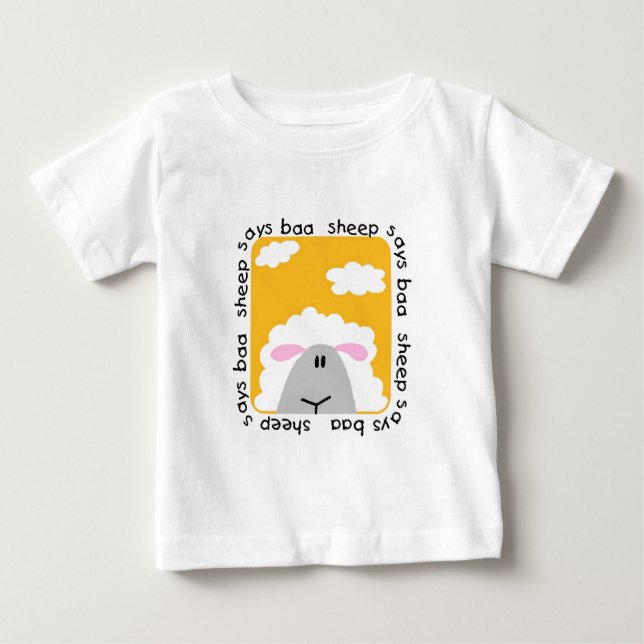 Le mouton indique des T-shirts et des cadeaux de (Devant)