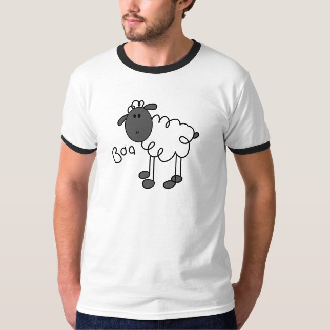 Le mouton indique le T-shirts et les cadeaux de (Devant)