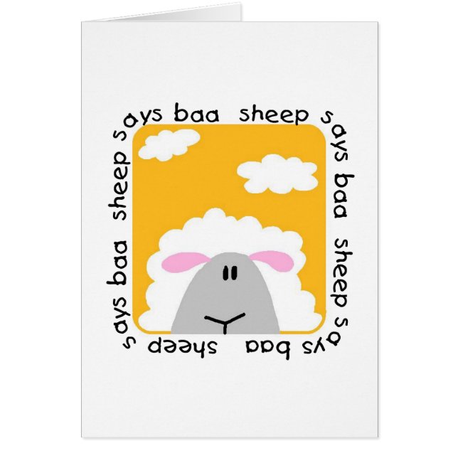 Le mouton indique le T-shirts et les cadeaux de (Devant)