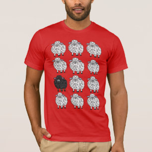 Le mouton noir du T-shirt de la famille
